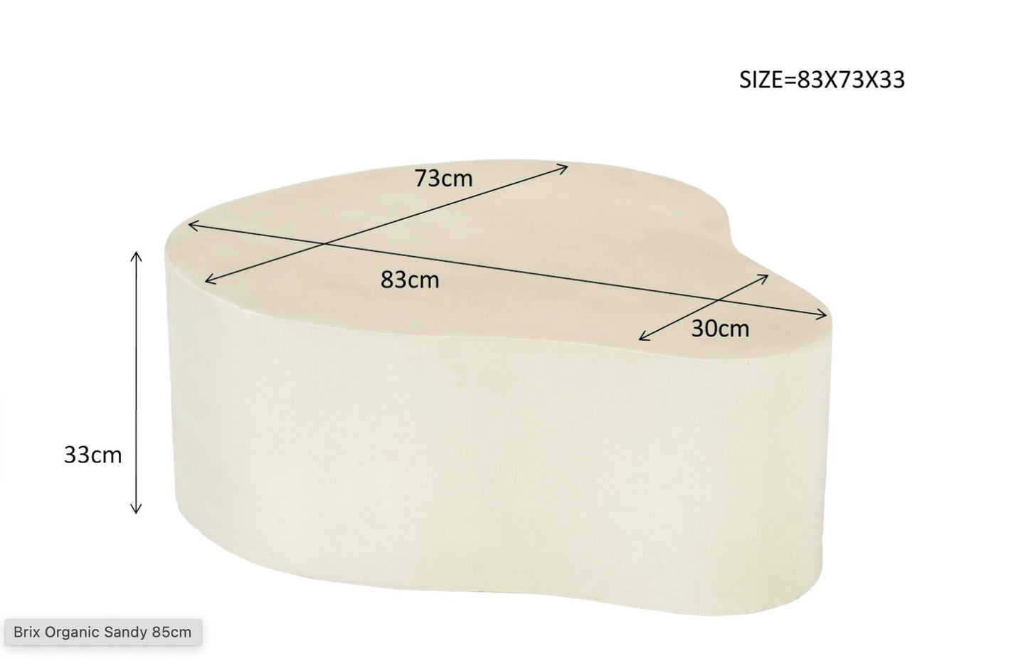Brix Organic Sandy 85cm