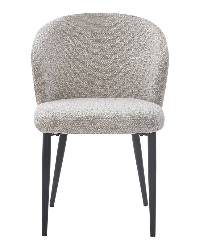 Laura Boucle Beige - Eetkamerstoel