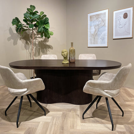 Sevilla Brown - Eettafel 220/250/300cm