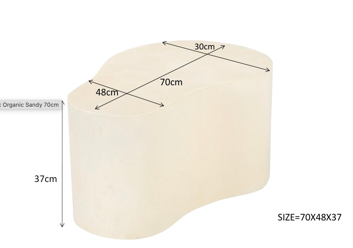Brix Organic Sandy 70cm