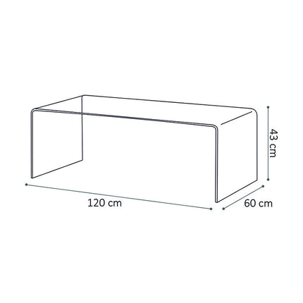 Salontafel 'Axel' Glas