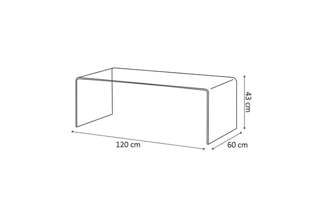 Salontafel 'Axel' Glas
