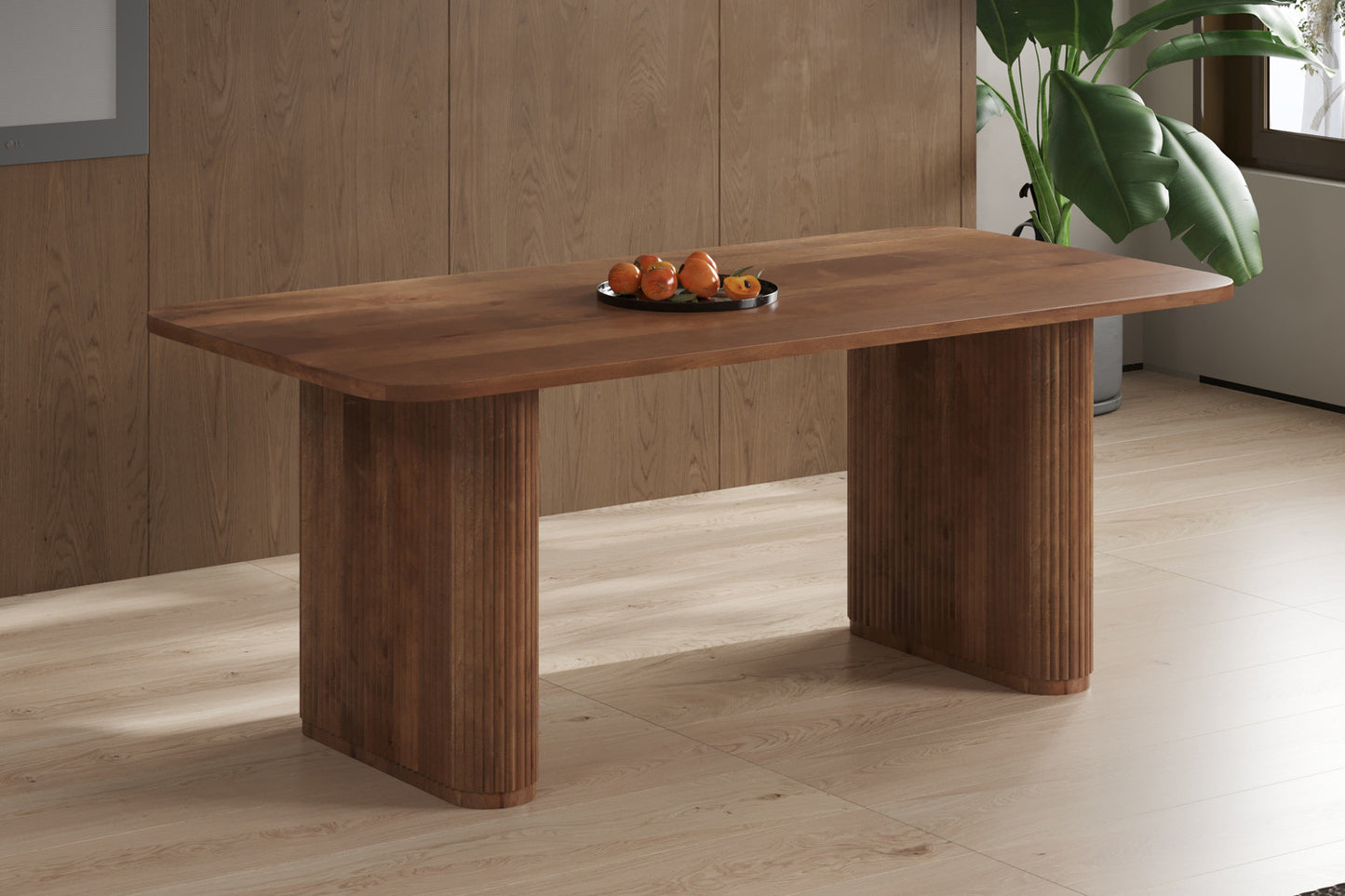 Tafel 'Jean' 200 cm Deens Ovaal Mango hout Lichtbruin