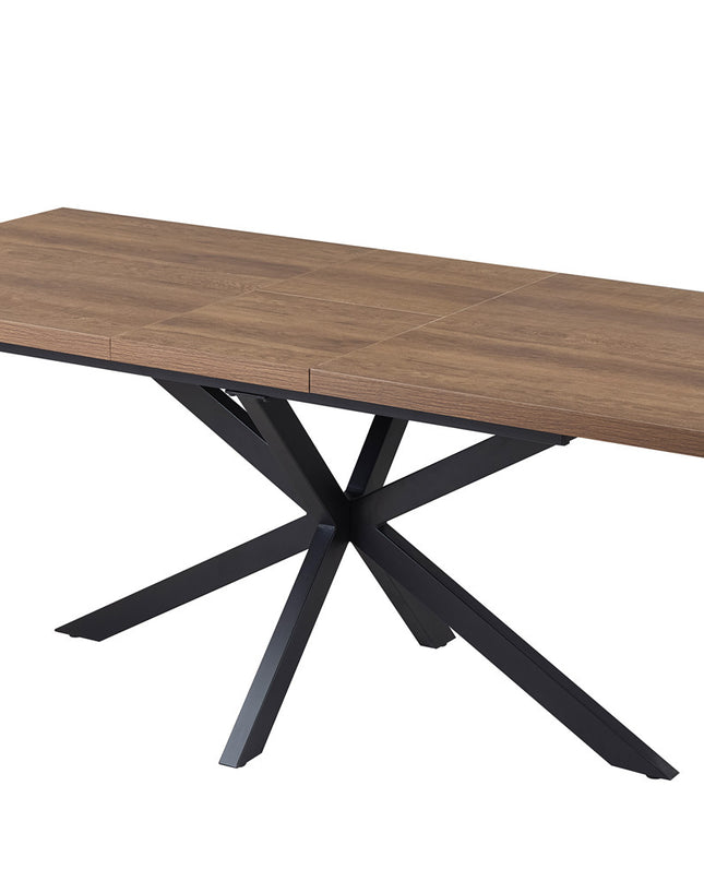 Uitschuifbare tafel 'Kos' 160-200 cm Donkerbruin