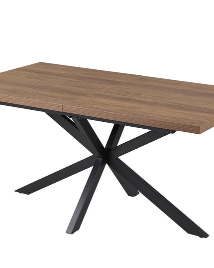 Uitschuifbare tafel 'Kos' 160-200 cm Donkerbruin