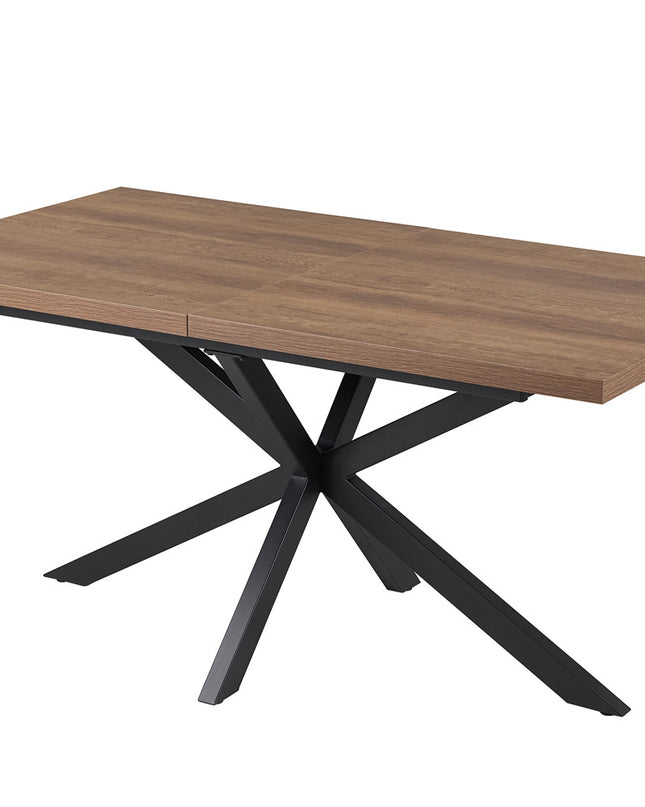 Uitschuifbare tafel 'Kos' 160-200 cm Donkerbruin