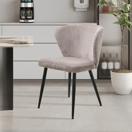 Stoel 'Tornado' Corduroy Zand