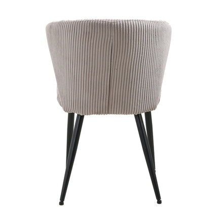 Stoel 'Tornado' Corduroy Zand