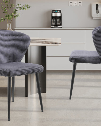Stoel 'Tornado' Corduroy Zand