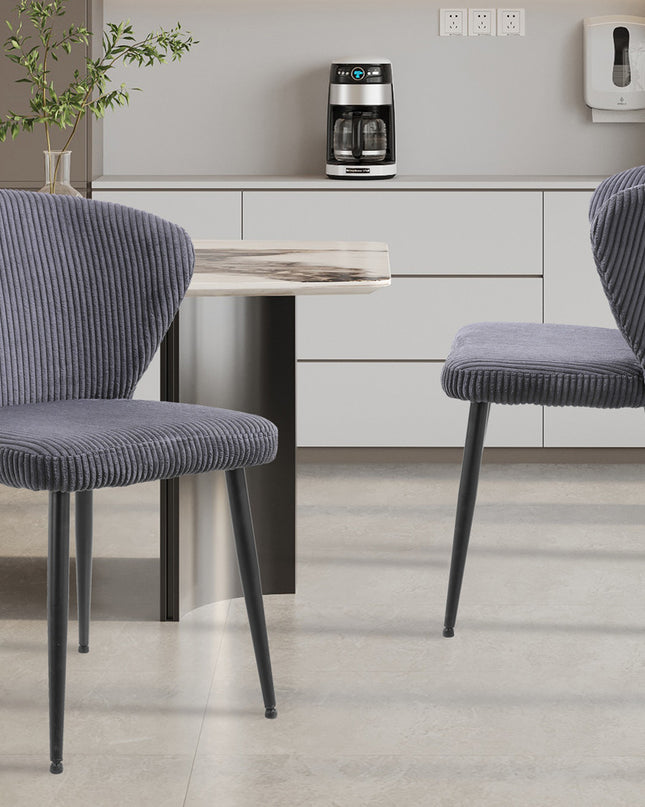 Stoel 'Tornado' Corduroy Zand