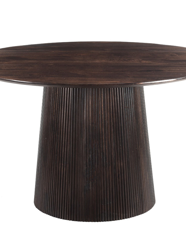Salvator Walnut - Eettafel rond 130cm