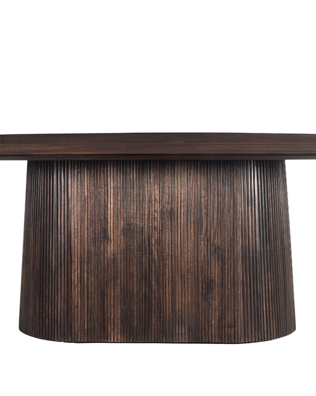 Salvator Walnut - Eettafel Ovaal 200cm/230cm