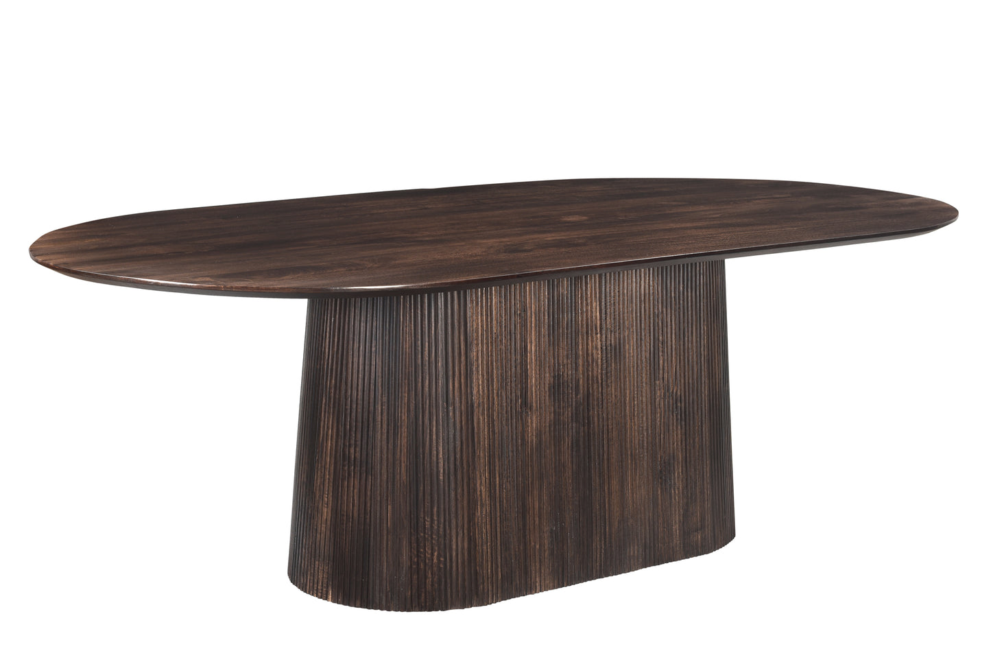 Salvator Walnut - Eettafel Ovaal 200cm/230cm