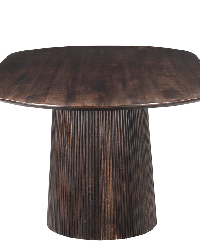 Salvator Walnut - Eettafel Ovaal 200cm/230cm