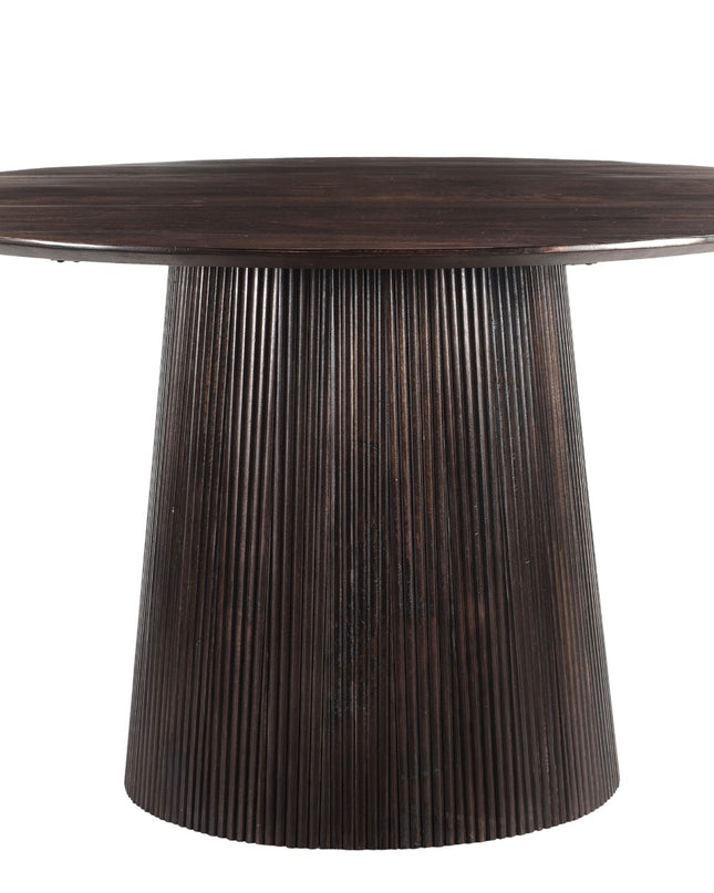 Salvator Walnut - Eettafel rond 130cm