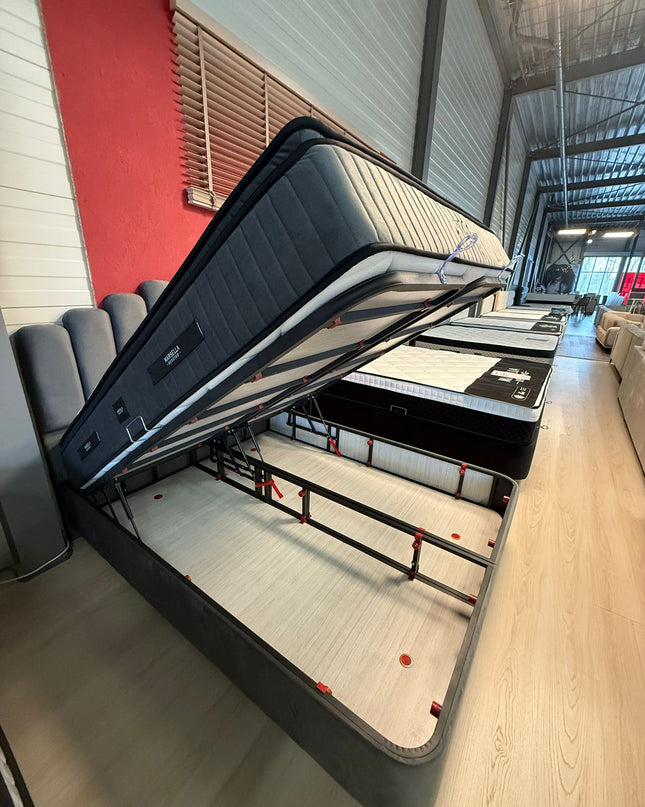 Melody boxspring kleur Antraciet.