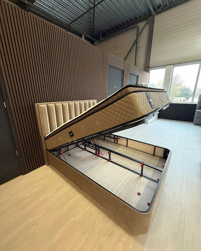 Infinity boxspring kleur beige