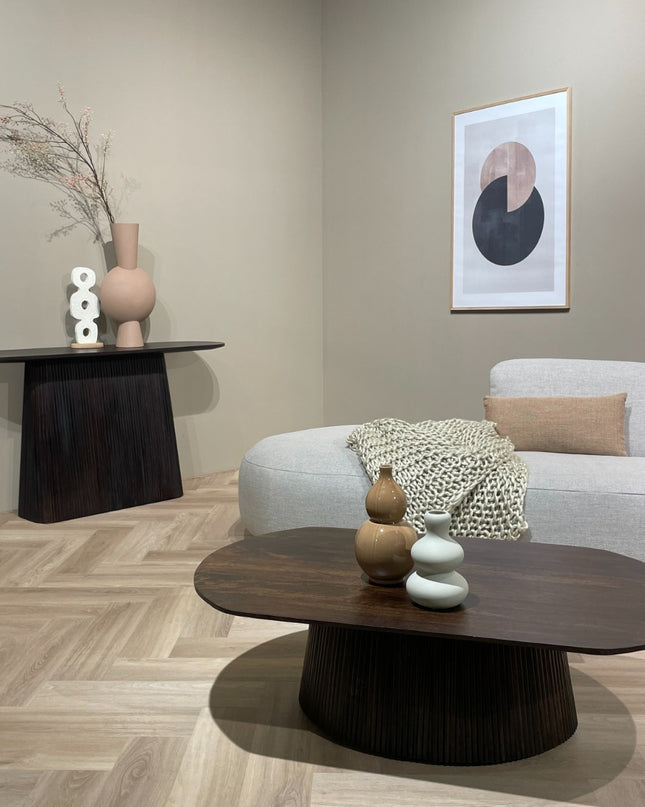 Salvator Walnut - Salontafel Ovaal 120cm