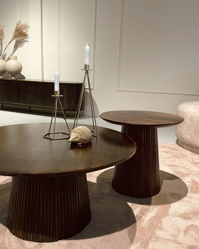 Salvator Walnut - Salontafel 80cm