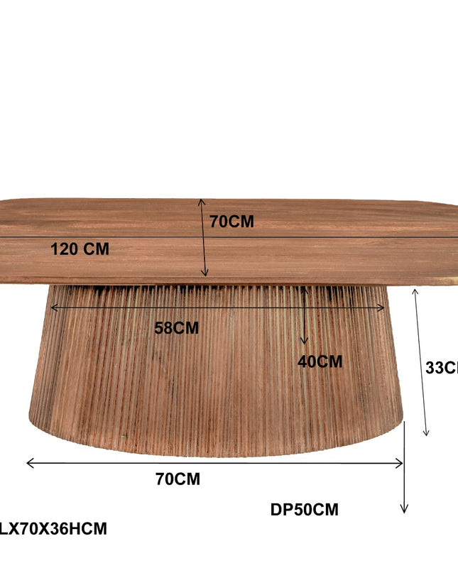 Salvator - Salontafel ovaal 120cm