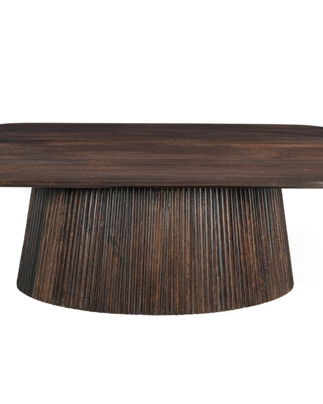 Salvator Walnut - Salontafel Ovaal 120cm